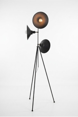 Lampada da terra moderna per soggiorno nuova 150 cm nera di lusso per interni