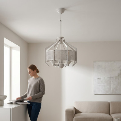 Lampada a soffitto Bianco Un soggiorno lusso nuovo Sala da pranzo