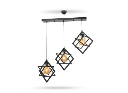Plafoniera Black Pendelleuchte lussuoso lampada da interno per soggiorno