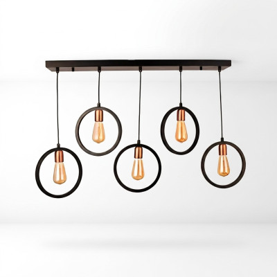 Lampada a soffitto di lusso in vetro interno della casa 70x90 stile soggiorno