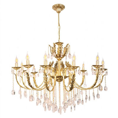 Sospensione lampadario lampade lampada lampada a cristalli plafoniera 113x140