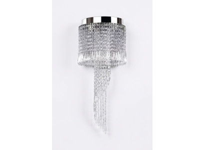 Lampadario a sospensione Cromo Soggiorno Lampada Luce 30x70