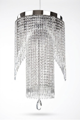 Lampadario in acciaio inossidabile cromato è perfetto per la lampada del tuo soggiorno.