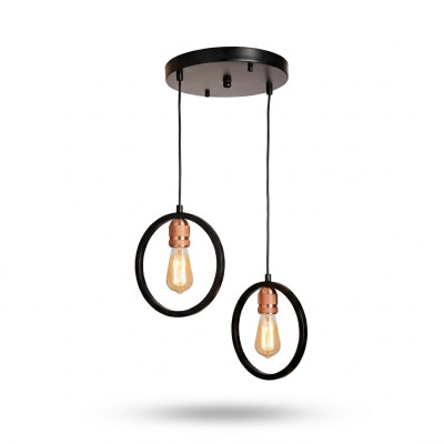 Lampadario per soggiorno o ospiti, lussuoso, nero ed elegante.