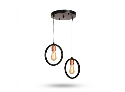 Lampadario per soggiorno o ospiti, lussuoso, nero ed elegante.