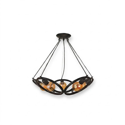 Lampada a soffitto Una lampada elegante per il soggiorno o la camera da letto, nuova nera