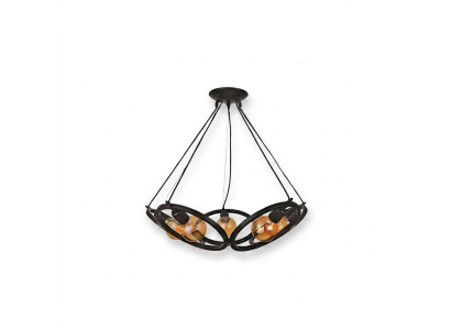 Lampada a soffitto Una lampada elegante per il soggiorno o la camera da letto, nuova nera