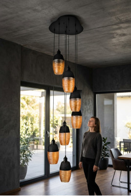 Lampada a sospensione Illuminazione Lampade Lampade a soffitto 50x300 Plafoniere Lampade