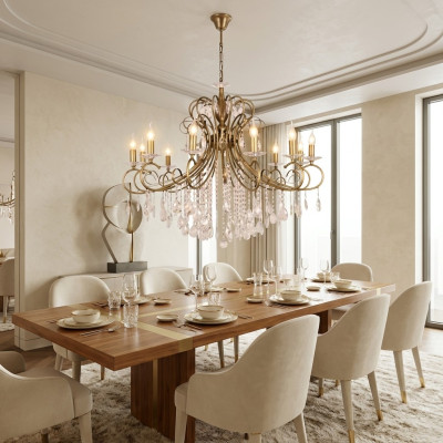 Luce Lampada Lampade rotonde Lampadario Lampade 105x100