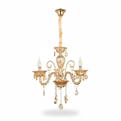 Lampadario Crystal in salotto o elegante lusso a casa.