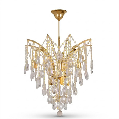 Cristallo lampadario lampada soffitto lampada luci metallo plafoniera