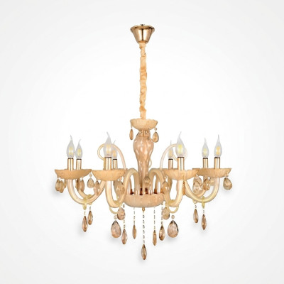 Soffitto lampada salotto luce opale miele lusso interno lampade 80x95