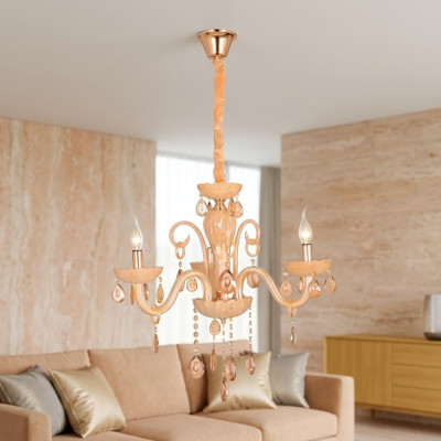 Lampada a soffitto Opal Honey per la casa Soggiorno Nuovo Lussuoso per lo stile