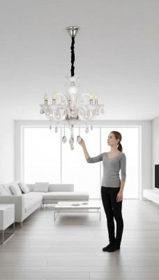 Plafoniera moderna lampadario a sospensione lusso nuovo stile per soggiorno.