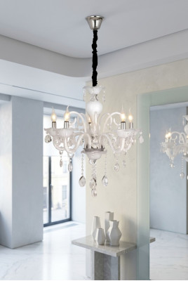 Plafoniera moderna lampadario a sospensione lusso nuovo stile per soggiorno.