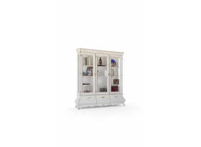 Vetrina in legno Armadi di lusso Credenza classica Mobili italiani 185x50cm