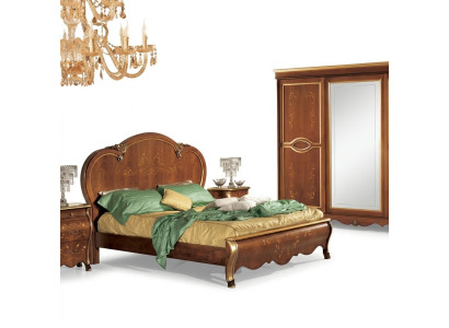 Letto a pannello Letto matrimoniale classico in legno Letti da hotel Camera da letto Imbottito