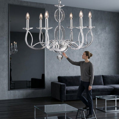 Cristallo lampadario classico lampadario lampada plafoniera