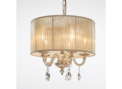 Regale lampadario di lusso a soffitto in oro lustro reale