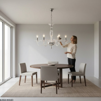 Lampadario Stile Antico Lampadario a Sospensione Lampadario in Cristallo Luce