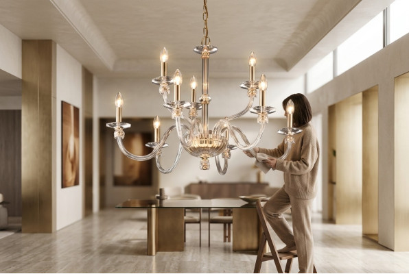 Cristallo lampadario lampadario da soffitto lampada lampade lumi