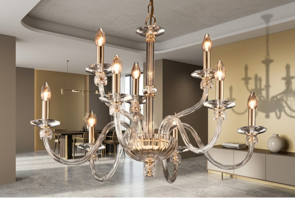 Cristallo lampadario lampadario da soffitto lampada lampade lumi