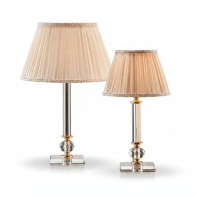 Lampada da terra in cristallo classica Illuminazione da scrivania Mobili di lusso Nuova