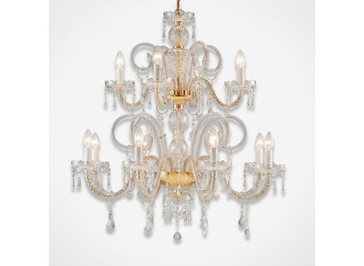 Candelabro di cristallo Lampadario Lampada a sospensione Lampada da soffitto Lampada