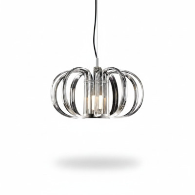Lussuosa lampadario a sospensione grigio, nuovo lampadario, lampada moderna.