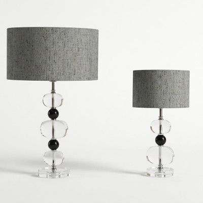 Lampada da tavolo elegante Grigia lampada Illuminazione moderna Lampada da tavolo nuova