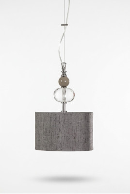 Lampada a soffitto rotonda in metallo leggero per soffitto salotto paralume lampadario camera da letto