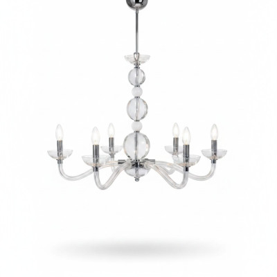 Kristalluster Plafoniere Lampade a sospensione Lampadari 6x Lampade nuove