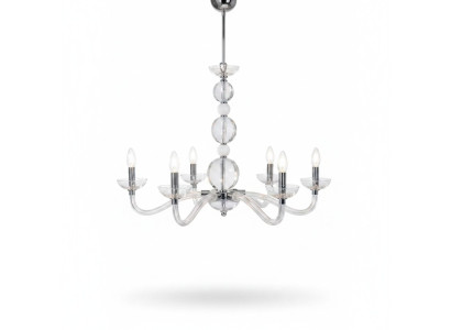 Kristalluster Plafoniere Lampade a sospensione Lampadari 6x Lampade nuove