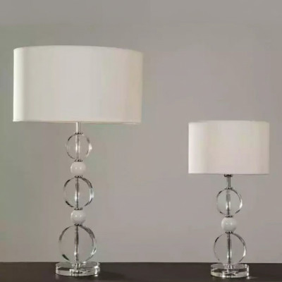Lampada da tavolo a grappolo di cristallo moderna
