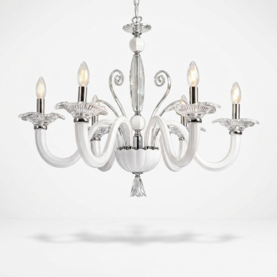 Lampadario a cristalli, lampadario a soffitto elegante, lampada a sospensione a soffitto.