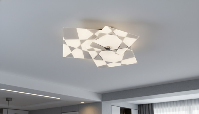 Lussuose lampade a sospensione a soffitto in stile lampadario a 3 luci elegante.