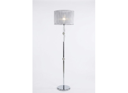 Elegante supporto per lampada da terra Luxurious  Silver Lamp Stand 180 cm