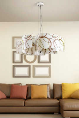 Lampadario Stile Lampadario contemporaneo Bianco Bel dispositivo di illuminazione