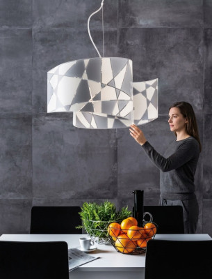 Stiloso lampadario a sospensione Moderno lampadario a 2 lampade per cucina design