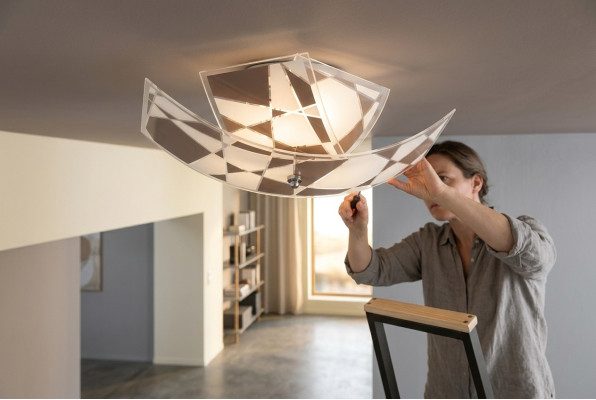 Lustro lampadario di cristallo lampadario 2x lampada moderna bianca lampada nuova