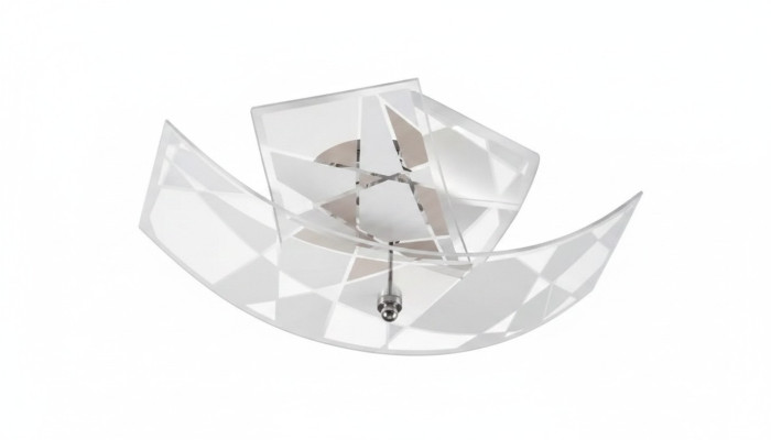 Lustro lampadario di cristallo lampadario 2x lampada moderna bianca lampada nuova