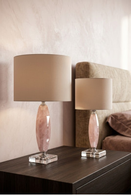 Lampada da tavolo classica beige in cristallo, lampadario, lampada da scrivania, lampada da ufficio