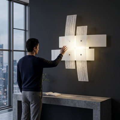 Plafoniera Lampada da designer Lampadario a parete Plafoniera a parete Lampada