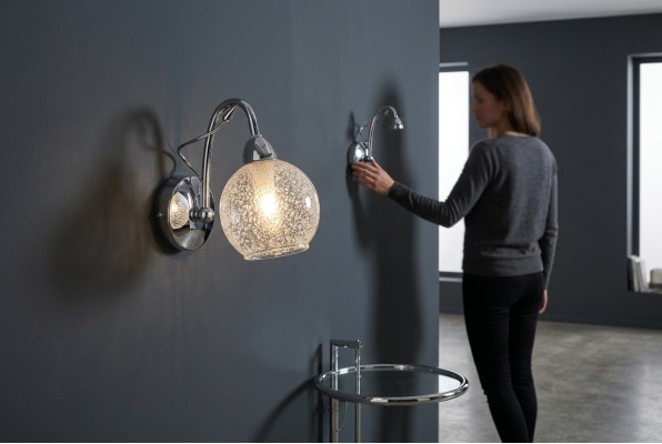 Lustro a parete in argento Lampadario classico Lampada a sospensione di lusso Lampada da designer