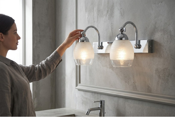 Illuminazione da parete di design Classica applique da parete di lusso Beige Lampada decorativa