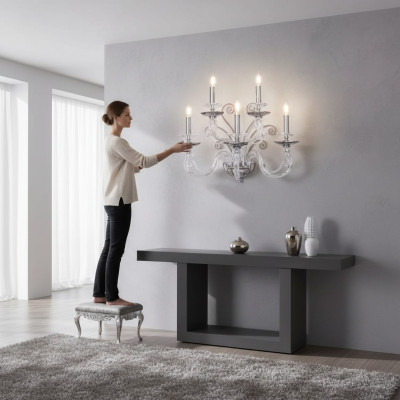 Lampada da parete Lampadario Lampada da parete Lampada a parete Lampadario Stile antico