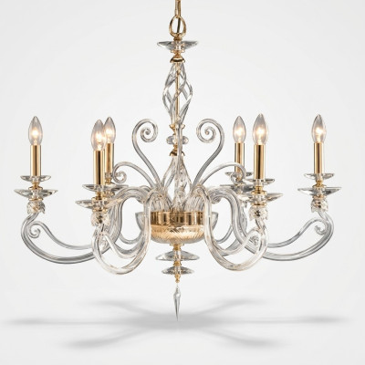 Plafoniera di lusso lampadario di cristallo lampada lampadario sospeso lampada