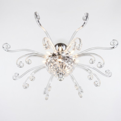Lampadario a soffitto in cristallo Luxus Lampadario Lampadario a soffitto a sospensione Lampadario