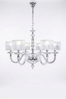 Plafoniera lampadario lampadario lampadario in vetro bianco lampade stile antico.