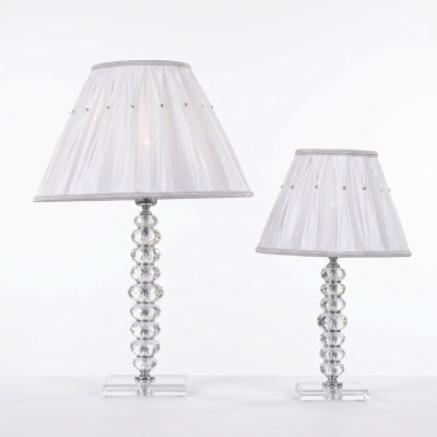 Lampada da tavolo, lampada da tavolo bianca, lampadario in cristallo, lampade moderne nuove